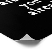 Elizabeth I Citaat over vertrouwen Poster (Hoek)