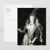 Elizabeth I, getekend door W.Derby en gegraveerd d Briefkaart (Voorkant / Achterkant)