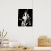 Elizabeth I, getekend door W.Derby en gegraveerd d Poster (Keuken)