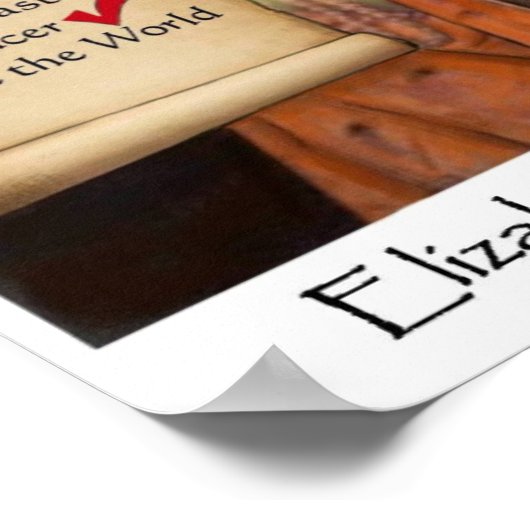 Elizabeth I, het Poster van Poodkoningin of koning (Hoek)