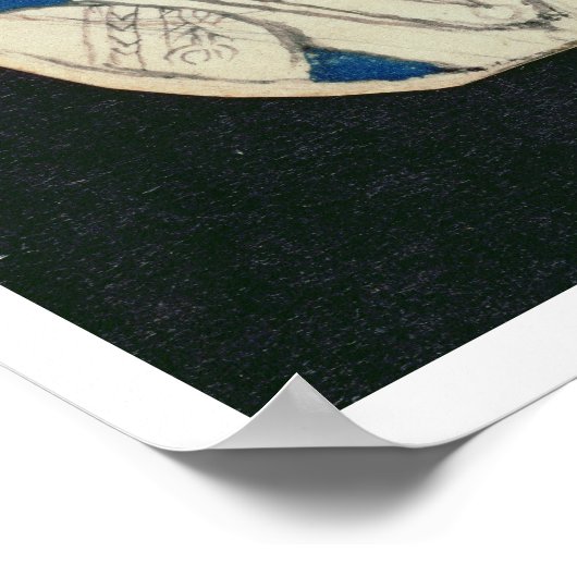 Elizabeth I, miniatuurportret, (onafgewerkt) Poster (Hoek)