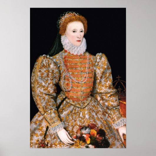 Elizabeth I of England (The "Darnley Portrait") Poster (Voorkant)