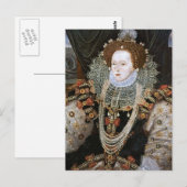 Elizabeth I Portrait Briefkaart (Voorkant / Achterkant)