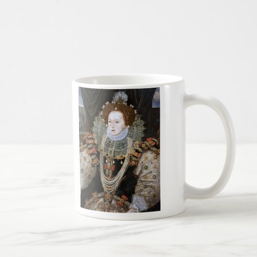 Elizabeth I Portrait Koffiemok (Rechts)