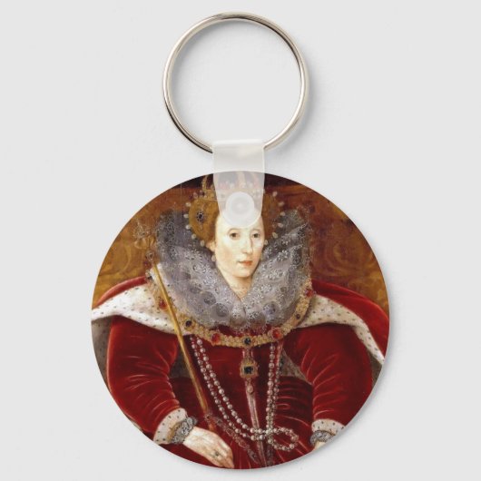 Elizabeth I Red Robes Sleutelhanger (Voorkant)
