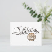 Elizabeth I Signature (Versie 1) Briefkaart (Staand voorkant)