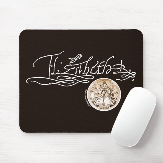 Elizabeth I Signature (Versie 1) Muismat (Met muis)