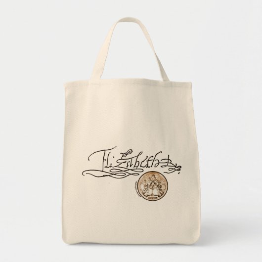 Elizabeth I Signature (Versie 1) Tote Bag (Voorkant)
