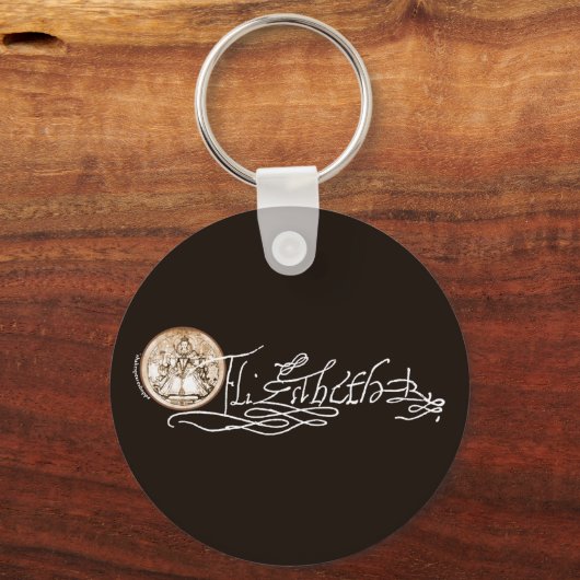 Elizabeth I Signature (Versie 2) Sleutelhanger (Voorkant)