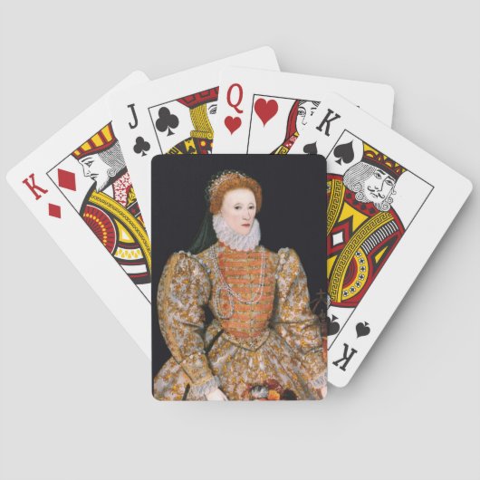 Elizabeth I van Engeland (Het “Darnley-portret”) Pokerkaarten (Achterkant)