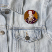 Elizabeth I: Vlammen van het feminisme Ronde Button 5,7 Cm (In situ)