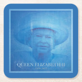Elizabeth II 1926-2022 Kartonnen Onderzetters (Voorkant)