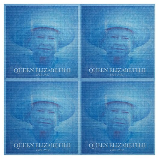 Elizabeth II 1926-2022 Stof (Swatch)