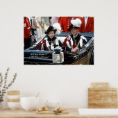 Elizabeth II & Prince Philip 1986 Poster (Keuken)