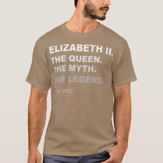 Elizabeth II Queen Legend British Crown Platinum J T-shirt