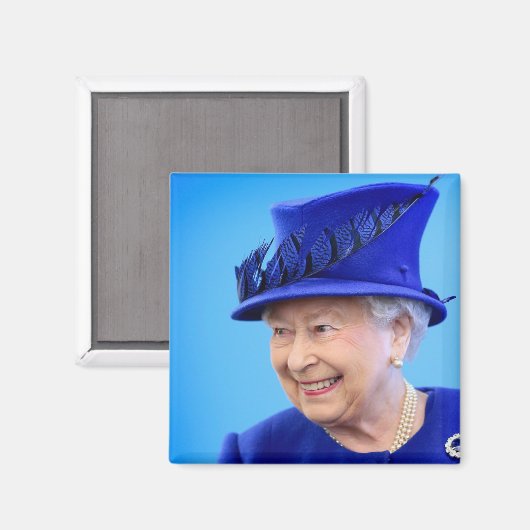 Elizabeth II Queen of England Magnet (Voorkant / Achterkant)