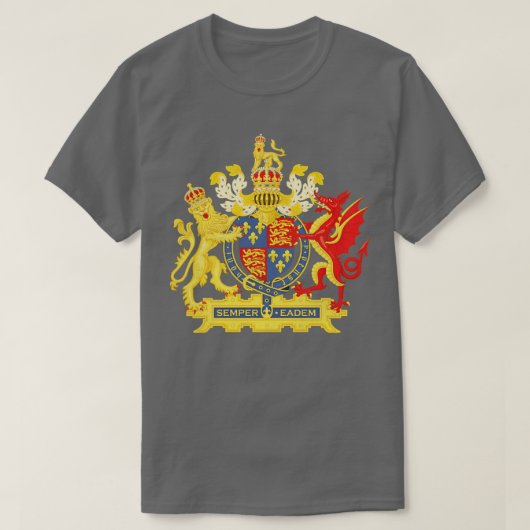 Elizabeth II Wapen T-shirt (Design voorkant)
