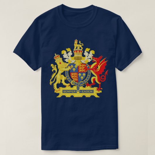 Elizabeth II Wapen T-shirt (Design voorkant)