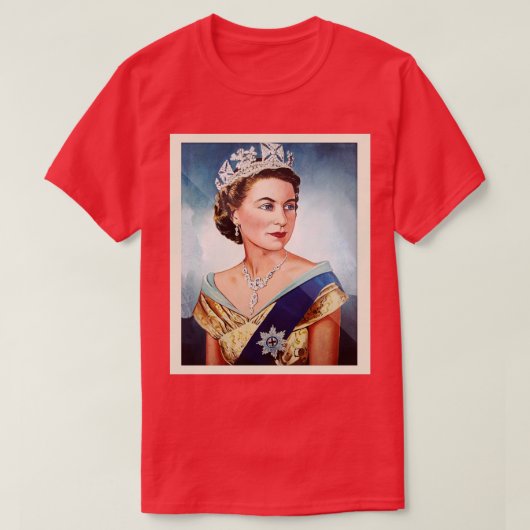 Elizabeth II x Long Live The Queen Classic T-Shirt (Design voorkant)
