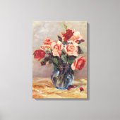 Elizabeth J. Grafin von Attems Stilllife met Ros Canvas Afdruk (Voorkant)