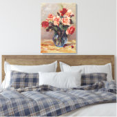 Elizabeth J. Grafin von Attems Stilllife met Ros Canvas Afdruk (Insitu (Slaapkamer))