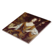 Elizabeth Jones, Countess of Kildare, c.1684 (olie Tegeltje (Zijkant)