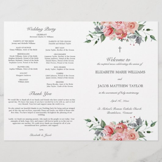 Elizabeth Kathokatholieke Mass Wedding Ceremony Pr (Voorkant)