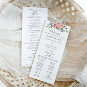 Elizabeth Katholiek Wedding Programma met Massa