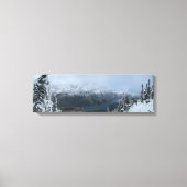 Elizabeth Lake 3 - Glacier Nationaal Park Canvas Afdruk (Voorkant)