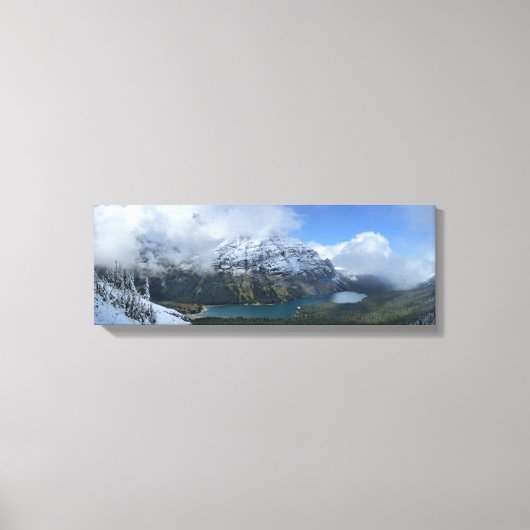 Elizabeth Lake 4 - Nationaal Park Glacier Canvas Afdruk (Voorkant)