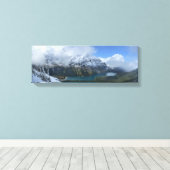 Elizabeth Lake 4 - Nationaal Park Glacier Canvas Afdruk (Insitu (Houten vloer))