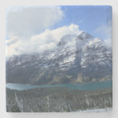 Elizabeth Lake 5 - Nationaal Park Glacier Stenen Onderzetter (Voorkant)