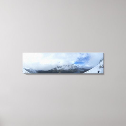 Elizabeth Lake - Glacier National Park Canvas Afdruk (Voorkant)