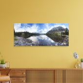Elizabeth Lake - Glacier National Park Canvas Afdruk (Insitu (Woonkamer))