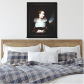 Elizabeth Lamb, Viscountess Melbourne Canvas Afdruk (Insitu (Slaapkamer))