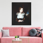 Elizabeth Lamb, Viscountess Melbourne Canvas Afdruk (Insitu (Woonkamer))