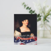Elizabeth Monroe, First Lady of the U.S. Briefkaart (Staand voorkant)