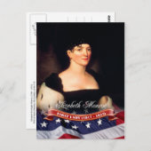 Elizabeth Monroe, First Lady of the U.S. Briefkaart (Voorkant / Achterkant)