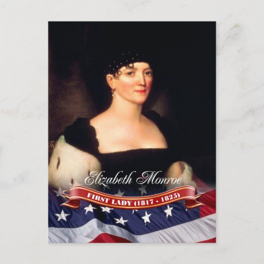 Elizabeth Monroe, First Lady of the U.S. Briefkaart (Voorkant)