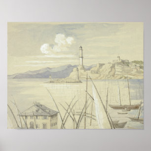 Elizabeth Murray - Genua van de Croce di Malta Poster