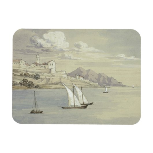 Elizabeth Murray - Portofino uit het Zee, Genua Magneet (Horizontaal)
