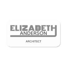 Elizabeth Name Tag