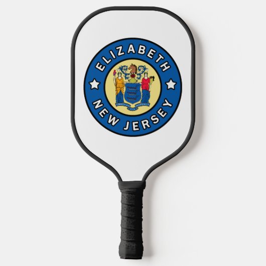 Elizabeth New Jersey Pickleball Paddle (Achterkant)