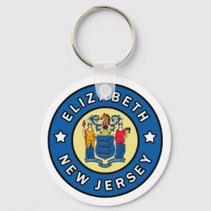 Elizabeth New Jersey Sleutelhanger