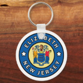 Elizabeth New Jersey Sleutelhanger (Voorkant)