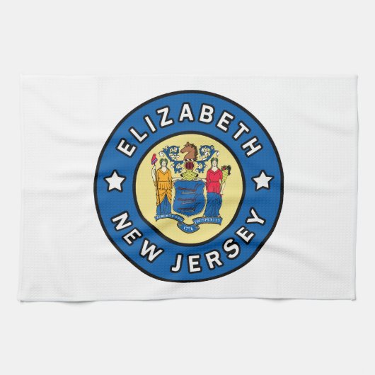 Elizabeth New Jersey Theedoek (Horizontaal)