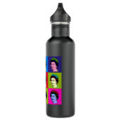 Elizabeth Nine Square Tiles Pop Art Queen of Engla Waterfles (Rechts)