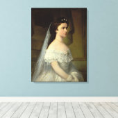 Elizabeth of Bavaria , Eempress of Austria Canvas Afdruk (Insitu (Houten vloer))