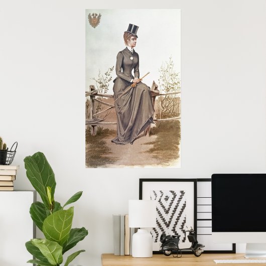 Elizabeth of Bavaria Poster (Thuiskantoor)