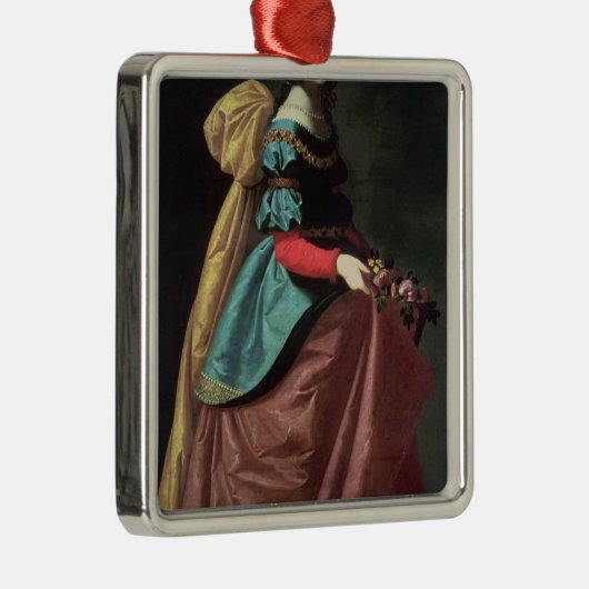 Elizabeth of Portugal 1640 Metalen Ornament (Rechts)